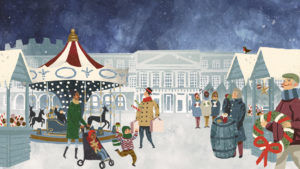 Boutique Open-Air Christmas Market @ Dublin Castle, Main Courtyard